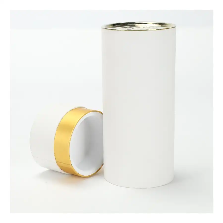 Pappdose mit Metalldeckel