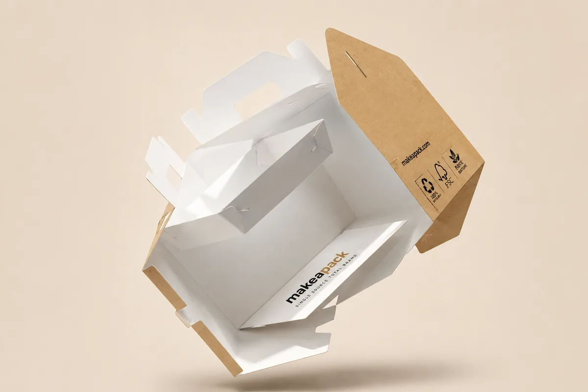 Makeapack kraft takeaway kutusu